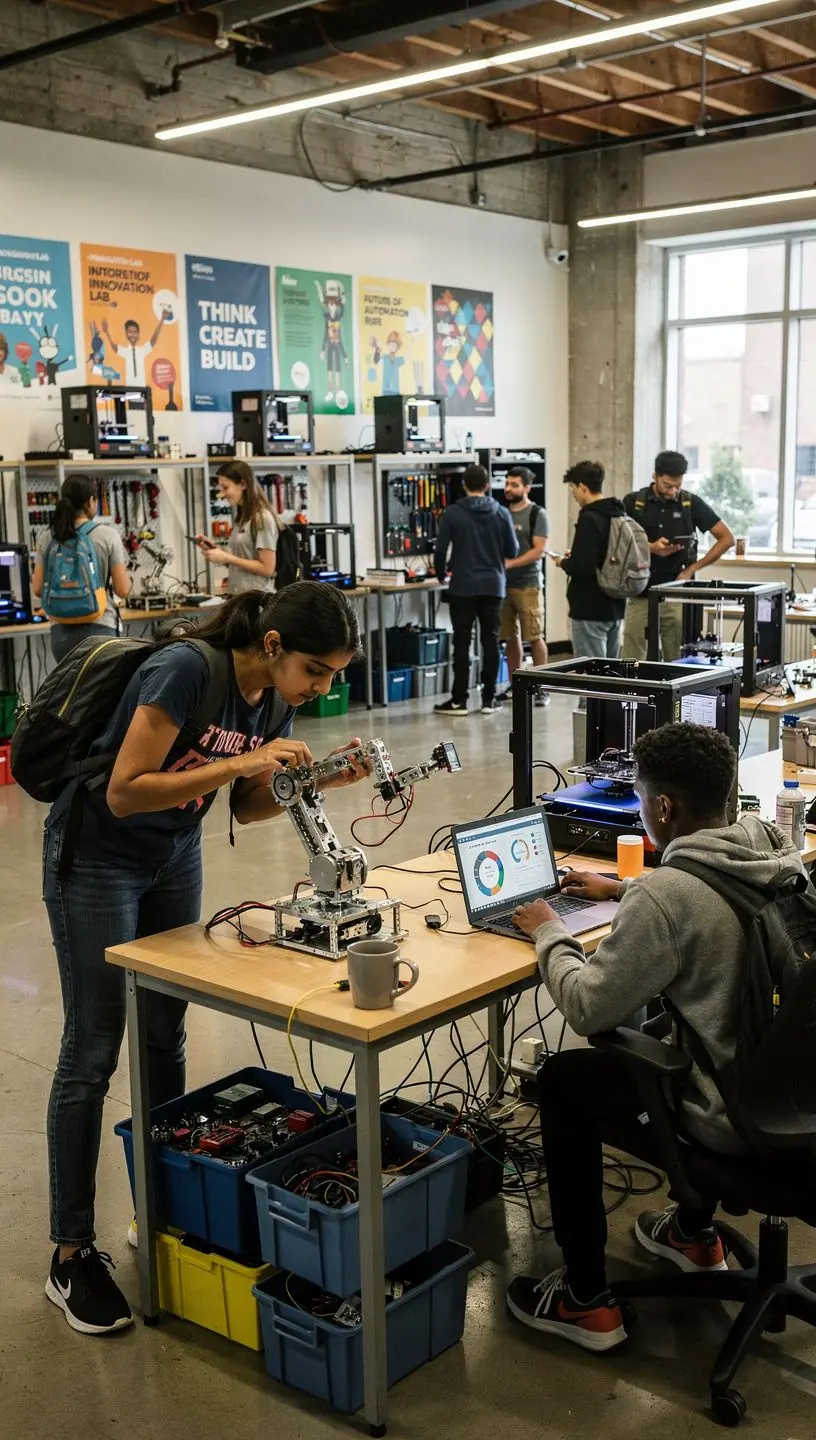 Automation in business enhancing efficiency and productivity.