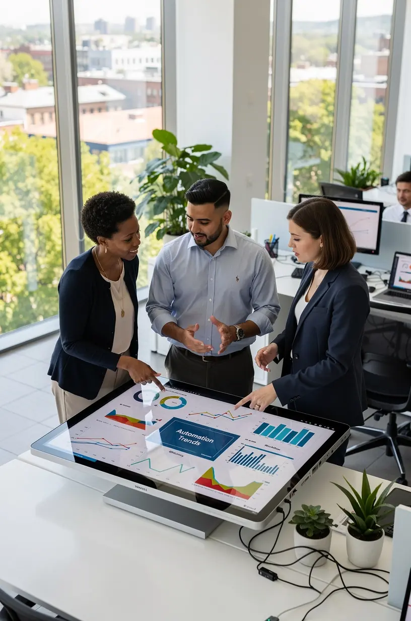 Modern office environment